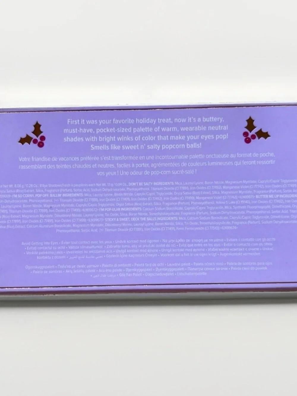 Too Faced Popcorn Balls Eyeshadow Palette - New in Box
